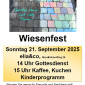 Einladung zum Wiesenfest am 21.9.2025