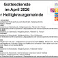 Gottesdienste im April 2026